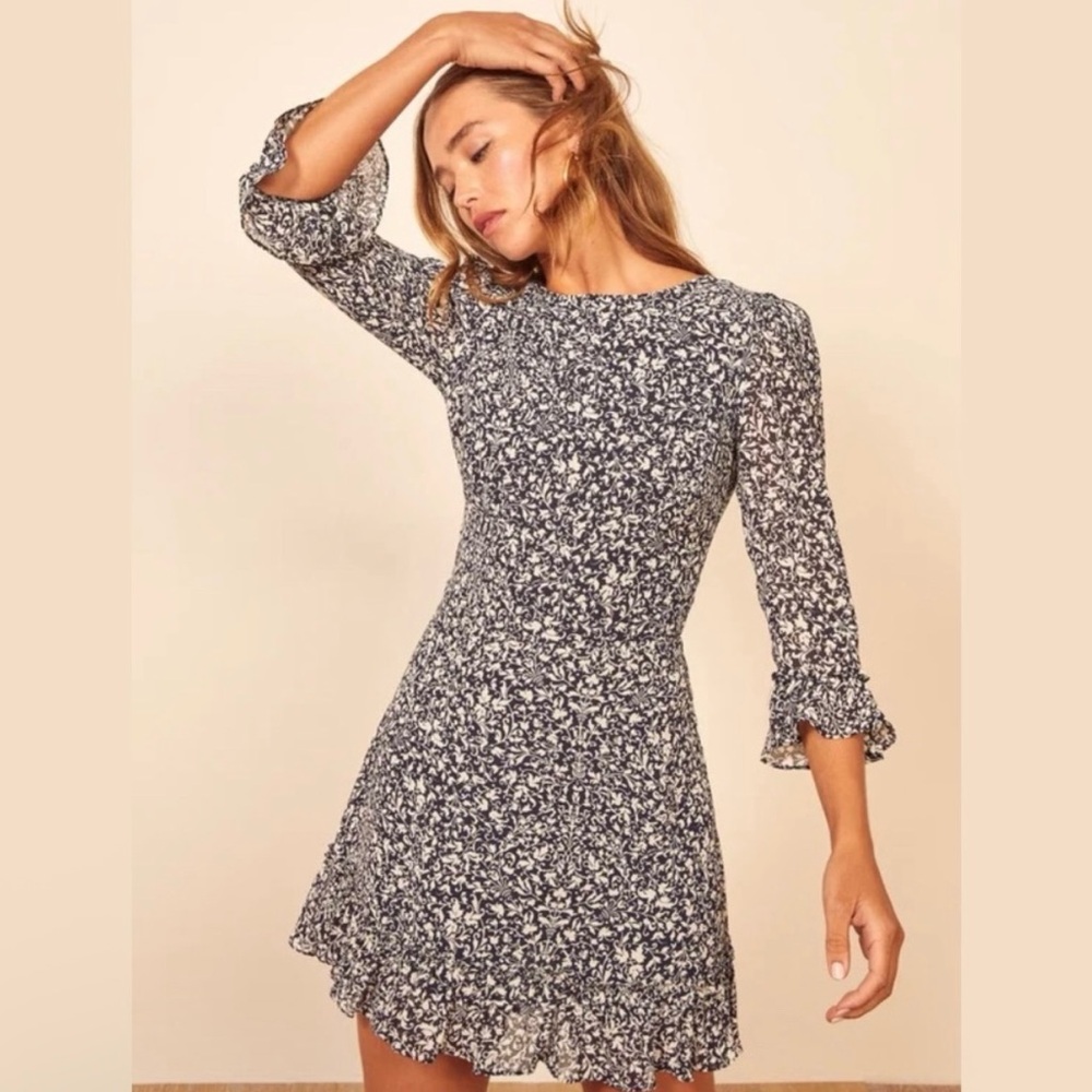 Reformation Doutzen mini A-line Dress